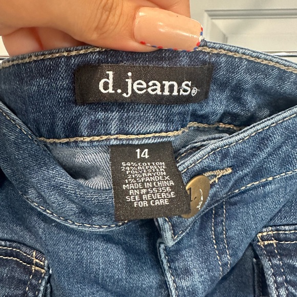 Women's Blue Denim Skirt - Picture 3 of 3